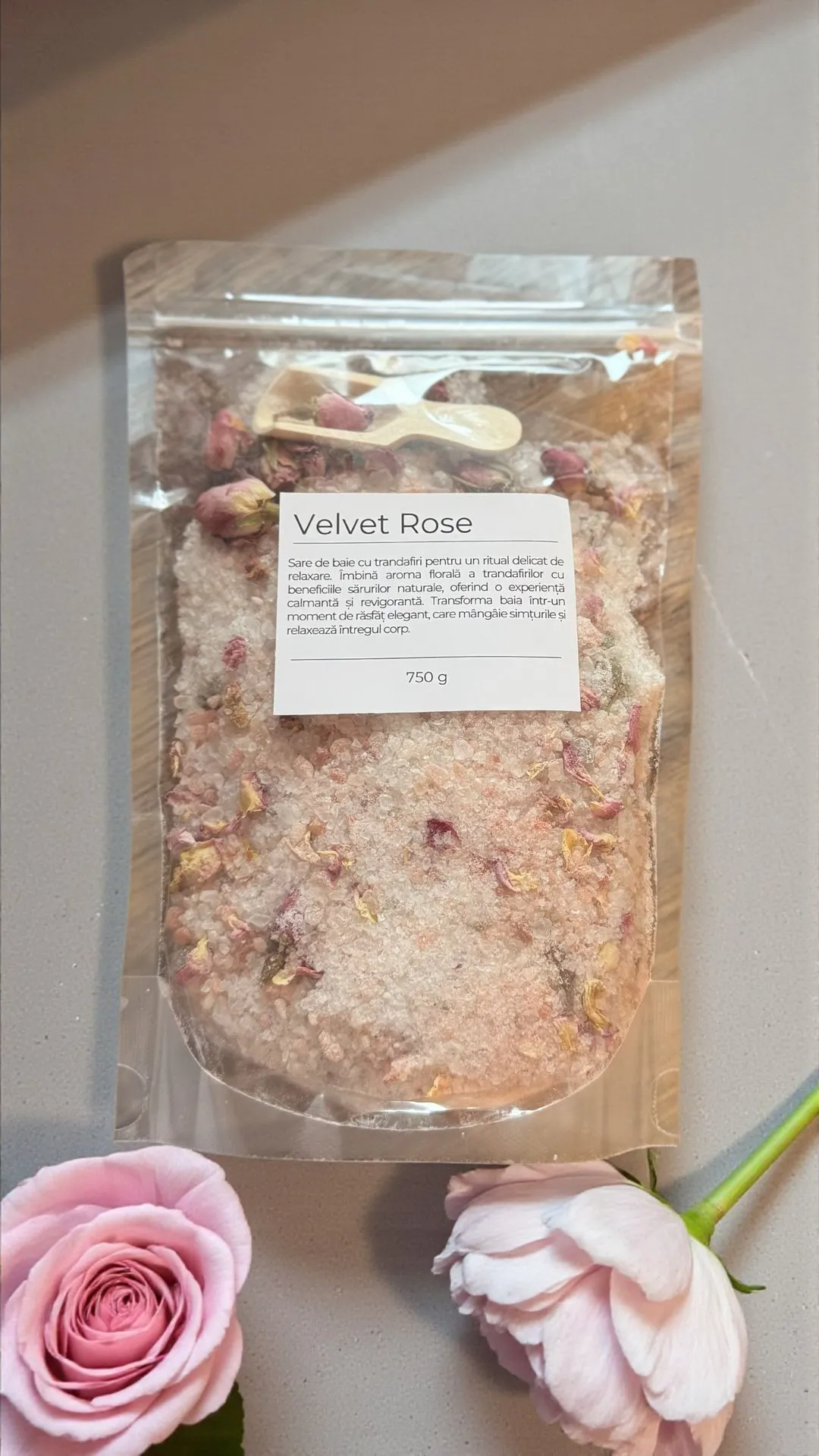 Sare de baie "Velvet Rose"