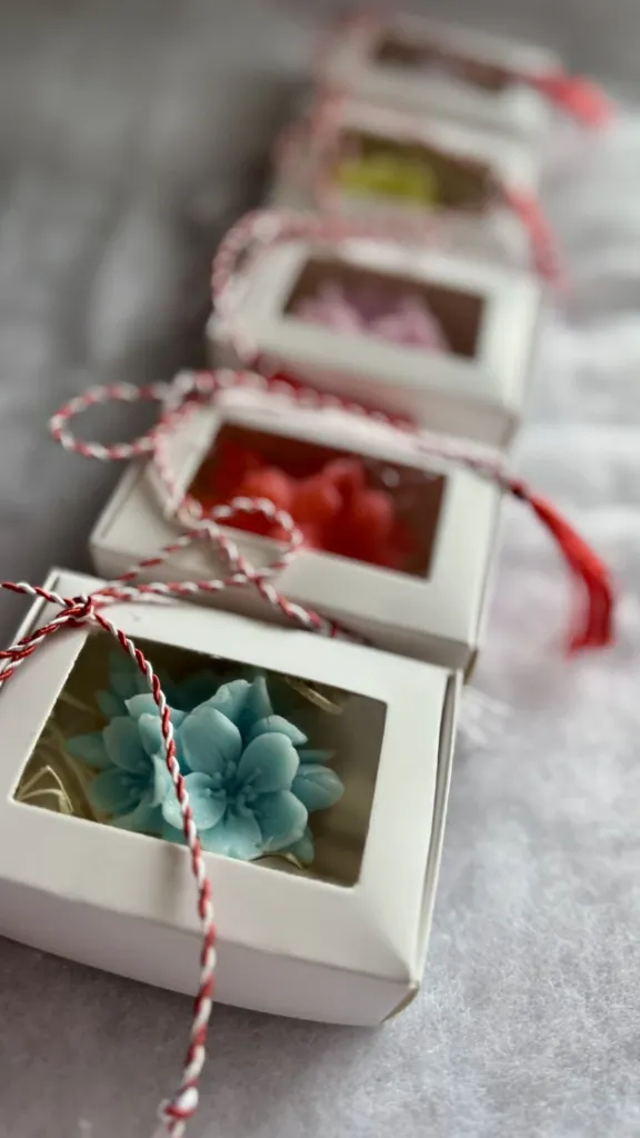 Mărțișor Floral 2 (Bujor, Roz)